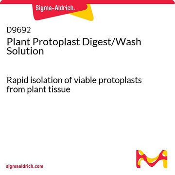 Plant Protoplast Digest/Wash Solution Rapid isolation of viable protoplasts from plant tissue