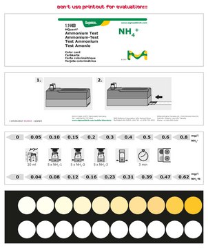 Ammonium Test for use with MQUANT&#174;