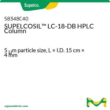 SUPELCOSIL&#8482; LC-18-DB HPLC Column 5&#160;&#956;m particle size, L × I.D. 15&#160;cm × 4&#160;mm