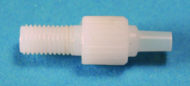 Threaded vessel adapter 1/4-28 Male to 1/4-28 male