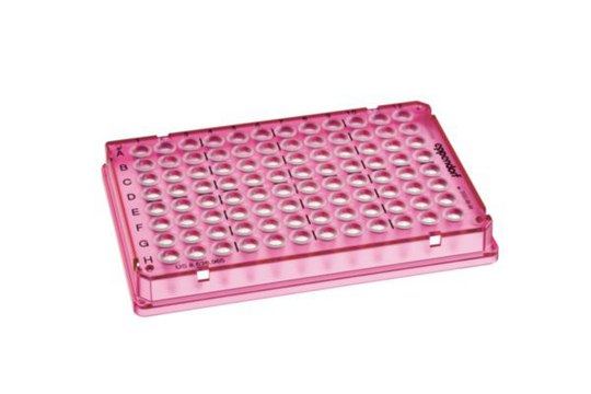 Eppendorf&#174; twin.tec Trace PCR 96 Well Plates skirt, working volume 250&#160;&#956;L, PCR clean, fuchsia