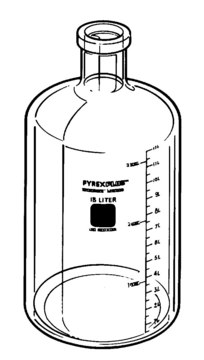 PYREXPLUS&#174; coated solution bottles capacity 13.25&#160;L