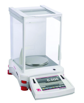 Ohaus&#174; Explorer&#174; precision balance Model EX423/E, weighing capacity 420&#160;g, Precision 1&#160;mg, AC/DC input 110 V, US 3-pin plug