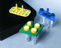 Floating tube rack circle shaped, holds 18 tubes, Holds 18 x 0.2-2 mL tubes