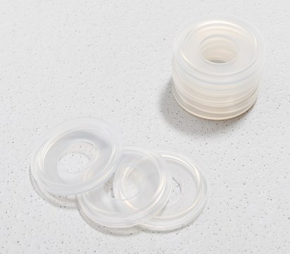 GASKET, TC 1"1/2, ISO DN20, SILICONE PLATINUM CURED, SET OF 10