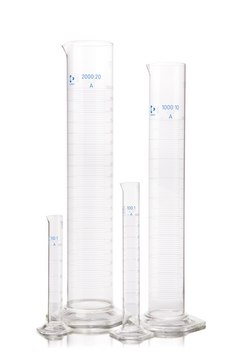 Duran&#174; Measuring Cylinder cylinder capacity 2000&#160;mL, class A, UKAS CERTIFICATE