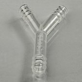 SP Bel-Art&#174; Wye (Y) Tubing Connectors tubing I.D. 0.1875&#160;in. (4.7&#160;mm)