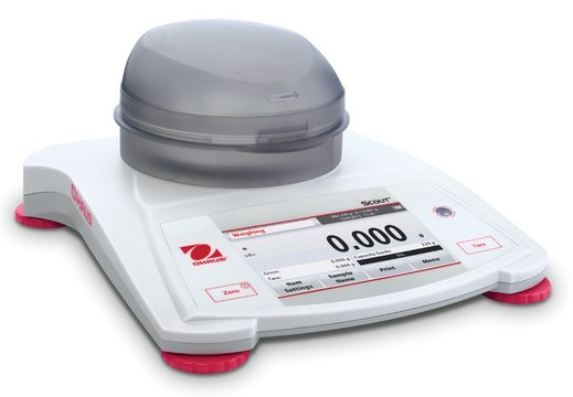 Ohaus&#174; Scout&#174; Portable Touchscreen Balance Model STX123, weighing capacity 120&#160;g, resolution: 0.001&#160;g, AC/DC input 110 V, US 3-pin plug (North America)