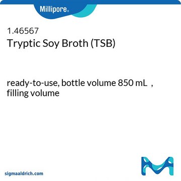 Tryptic Soy Broth Ready-to-use Bottles Tween&#174; 1&#160;%, bottle capacity 1000&#160;mL, bottle filling volume 850&#160;mL, closure type, red screw cap, box of 6&#160;bottles