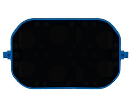 Benchmark Mini rocking platform with rubber mat for RotoMini Plus /RotoTherm Plus diam. × L 4.5&#160;in. × 3&#160;in.