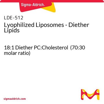 Lyophilized Liposomes - Diether Lipids 18:1 Diether PC:Cholesterol (70:30 molar ratio)