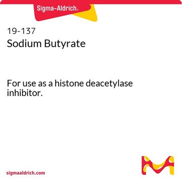 Sodium Butyrate For use as a histone deacetylase inhibitor.