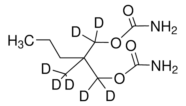 Meprobamate-D7 (2-methyl-1,3-propanediol-D7) solution 1.0&#160;mg/mL in methanol, ampule of 1&#160;mL, certified reference material, Cerilliant&#174;