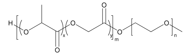 Poly(ethylene glycol) methyl ether-block-poly(lactide-co-glycolide) PEG average Mn 5,000, PLGA Mn 20,000, lactide:glycolide 50:50