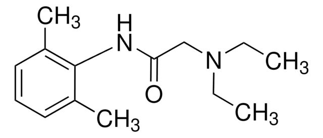 Lidocaine Pharmaceutical Secondary Standard; Certified Reference Material