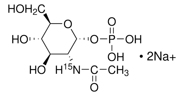 N-Acetyl-&#945;-D-15N glucosamine-1-phosphate disodium salt &#8805;98 atom % 15N, &#8805;95% (CP)