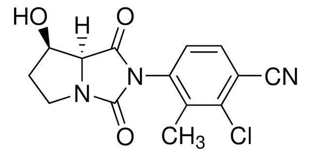 2-Chloro-3-methyl-4-[(7R,7aS)-tetrahydro-7-hydroxy-1,3-dioxo-1H-pyrrolo[1,2-c]imidazol-2(3H)-yl]benzonitrile analytical standard