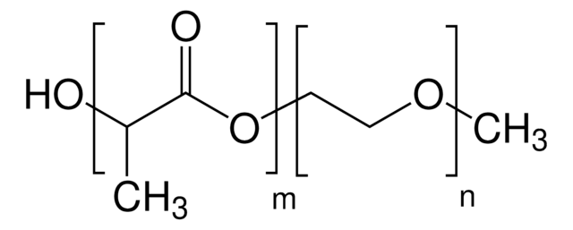 Poly(ethylene glycol) methyl ether-block-poly(D,L&nbsp;lactide) PEG average Mn 5000, PDLLA average Mn 20000