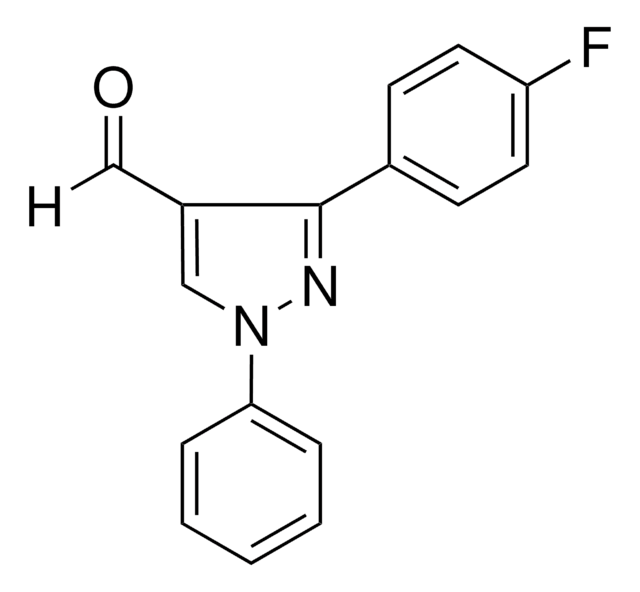 3-(4-FLUOROPHENYL)-1-PHENYL-1H-PYRAZOLE-4-CARBALDEHYDE AldrichCPR