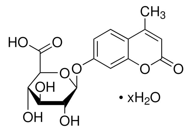 4-Methylumbelliferyl-&#946;-D-glucuronide hydrate suitable for fluorescence, &#8805;99.0% (HPLC)