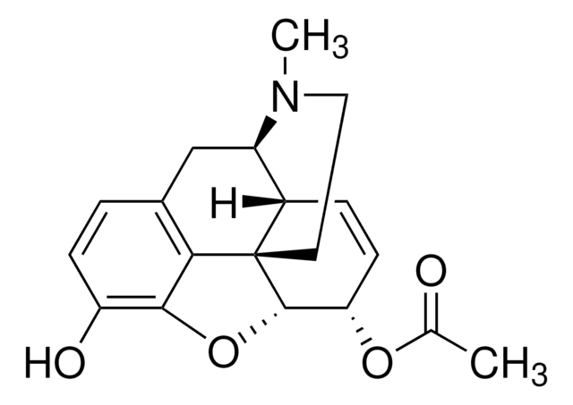 6-Acetylmorphine, 100 &#956;g/mL solution 100&#160;&#956;g/mL in acetonitrile, ampule of 1&#160;mL, certified reference material, Cerilliant&#174;