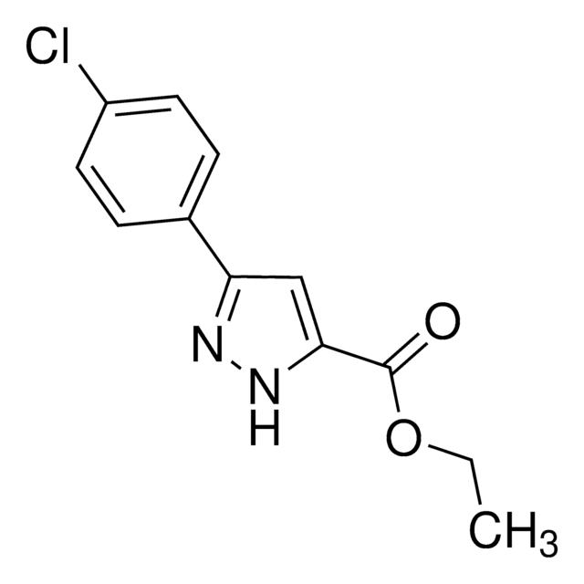 Ethyl 3-(4-chlorophenyl)-1H-pyrazole-5-carboxylate AldrichCPR