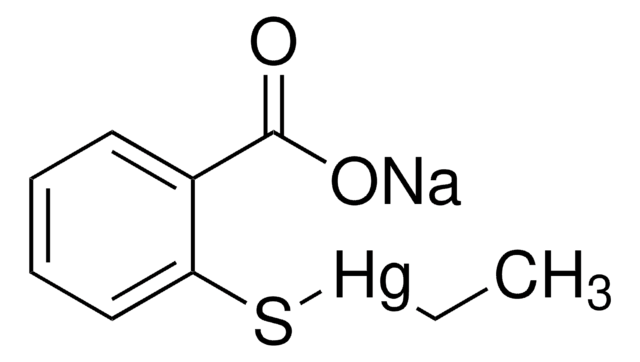 Thimerosal 97.0-101.0% (on dried substance, titration)