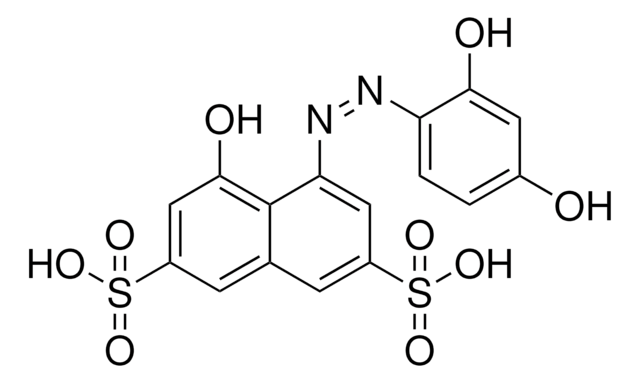 4-(2,4-DIHYDROXY-PHENYLAZO)-5-HYDROXY-NAPHTHALENE-2,7-DISULFONIC ACID AldrichCPR