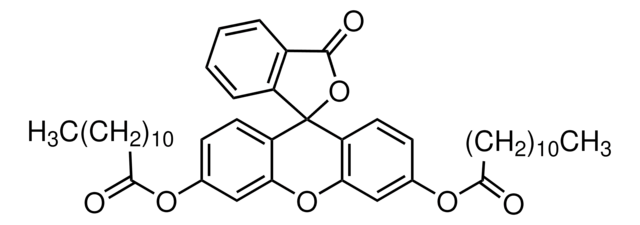 Fluorescein dilaurate suitable for fluorescence, &#8805;97.0% (HPCE)