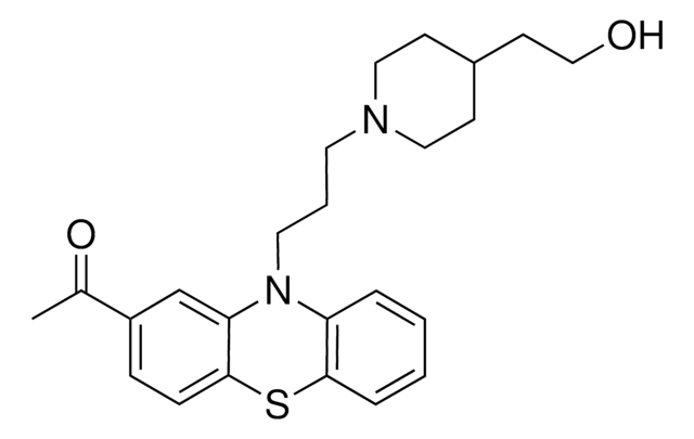 1-(10-{3-[4-(2-hydroxyethyl)-1-piperidinyl]propyl}-10H-phenothiazin-2-yl)ethanone AldrichCPR