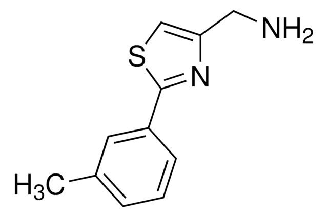 c-(2-m-tolyl-thiazol-4-yl)-methylamine AldrichCPR