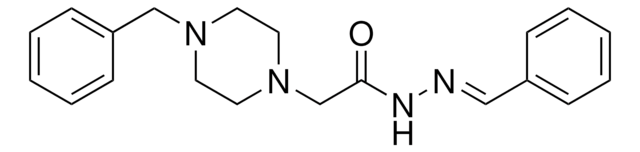 N'-BENZYLIDENE-2-(4-BENZYL-1-PIPERAZINYL)ACETOHYDRAZIDE AldrichCPR