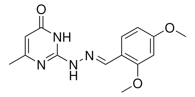 2,4-DIMETHOXYBENZALDEHYDE (4-METHYL-6-OXO-1,6-DIHYDRO-2-PYRIMIDINYL)HYDRAZONE AldrichCPR