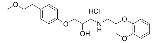 1-(4-(2-METHOXYETHYL)PHENOXY)-3-((2-(2-METHOXYPHENOXY)ET)AMINO)-2-PROPANOL HCL AldrichCPR