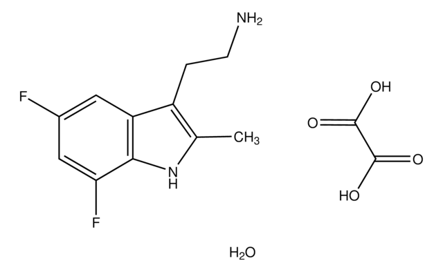 [2-(5,7-Difluoro-2-methyl-1H-indol-3-yl)ethyl]amine oxalate hydrate AldrichCPR