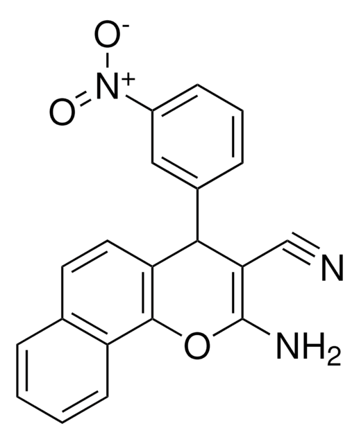 2-AMINO-4-(3-NITROPHENYL)-4H-BENZO(H)CHROMENE-3-CARBONITRILE AldrichCPR