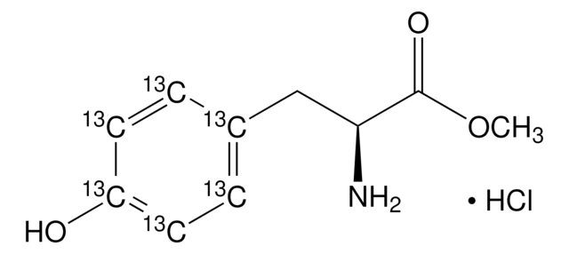 L-Tyrosine methyl ester (phenyl-13C6) hydrochloride 99 atom % 13C, 97% (CP)