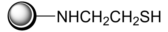 2-Mercaptoethylamine, polymer-bound 70-90&#160;mesh, extent of labeling: 0.6-1.1&#160;mmol/g loading, 1&#160;% cross-linked with divinylbenzene