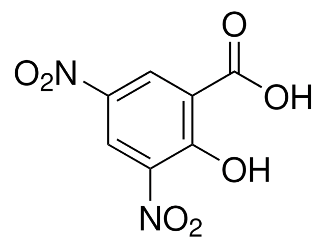 3,5-Dinitrosalicylic acid used in colorimetric determination of reducing sugars