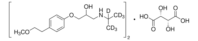 (±)-Metoprolol-(isopropyl-d7) (+)-tartrate salt VETRANAL&#174;, analytical standard