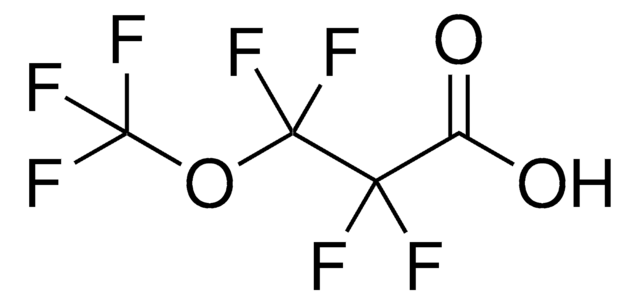 Perfluoro-3-methoxypropanoic acid certified reference material, TraceCERT&#174;, Manufactured by: Sigma-Aldrich Production GmbH, Switzerland