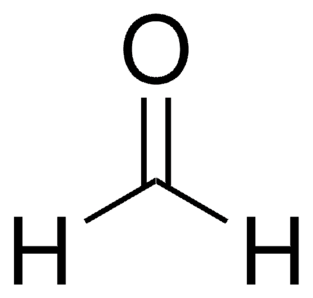 Formaldehyde solution meets analytical specification of USP, &#8805;34.5&#160;wt. %