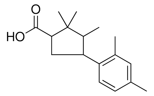 4-(2,4-DIMETHYLPHENYL)-2,2,3-TRIMETHYLCYCLOPENTANECARBOXYLIC ACID AldrichCPR