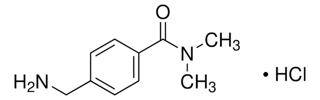 4-(Aminomethyl)-N,N-dimethylbenzamide hydrochloride may contain up to 1.5 eq HCl; may contain up to 0.5 eq water