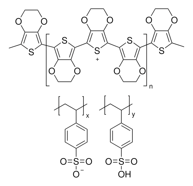 Poly(3,4-ethylenedioxythiophene)-poly(styrenesulfonate) 2.7&#160;wt % dispersion in H2O