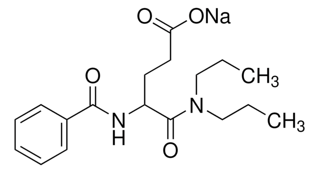 Proglumide sodium salt solid