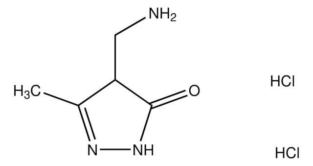 4-(Aminomethyl)-5-methyl-2,4-dihydro-3H-pyrazol-3-one dihydrochloride AldrichCPR