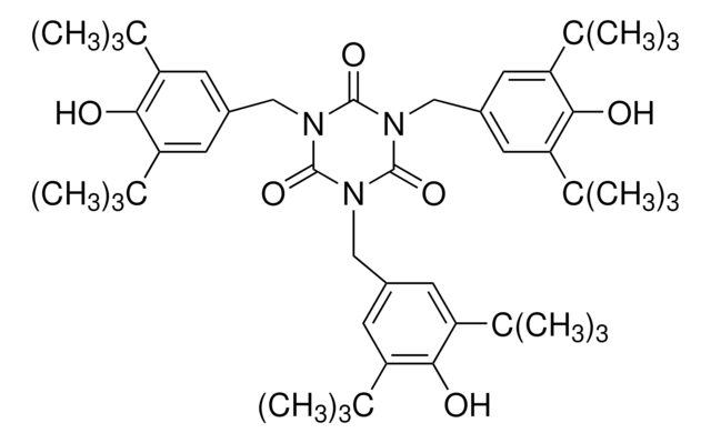 Tris(3,5-di-tert-butyl-4-hydroxybenzyl) isocyanurate certified reference material, TraceCERT&#174;, Manufactured by: Sigma-Aldrich Production GmbH, Switzerland