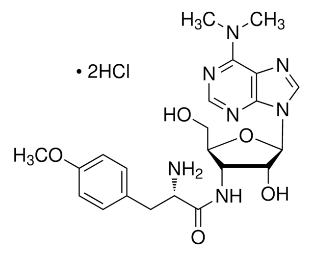 Puromycin dihydrochloride Ready Made Solution, from Streptomyces alboniger, 10&#160;mg/mL in H2O, suitable for cell culture