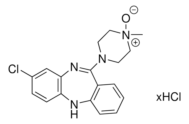 Clozapine N-oxide hydrochloride &#8805;98% (HPLC), Water soluble Clozapine N-oxide